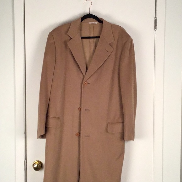 Rare Canali 90% wool 10% cashmere overcoat made in Italy. Camel color. Size 50R - Picture 4 of 12